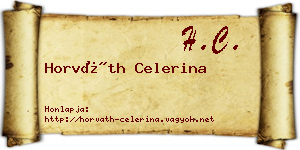Horváth Celerina névjegykártya